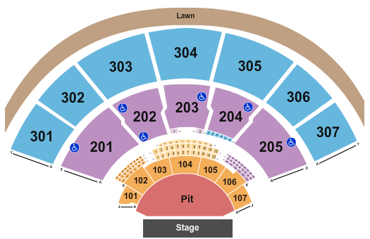 Xfinity Center Hardy Seating Chart